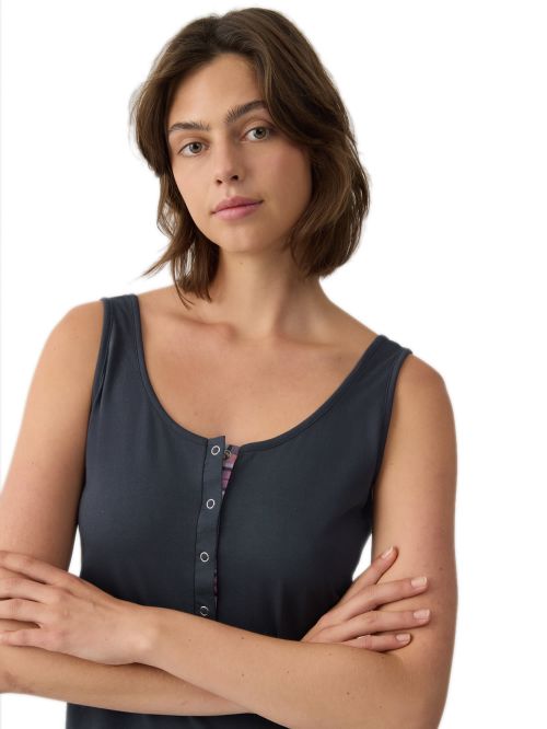 Γυναικείο Νυχτικό MINERVA - 100% Βαμβακερό - Νέα Μαμά