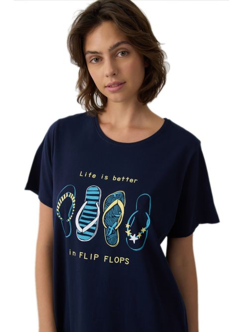 T-Shirt Dress MINERVA Life - 100% Βαμβακερό - Άνετο & Δροσερό