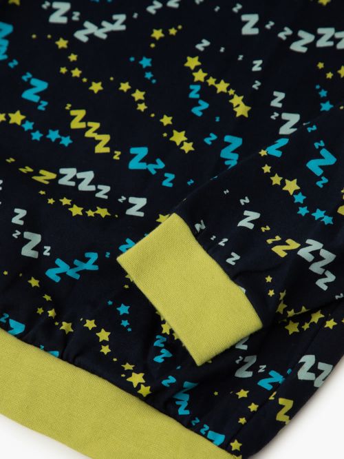 Παιδική Πυτζάμα MINERVA Zzzz για Αγόρι - 100% Αγνό Βαμβάκι 