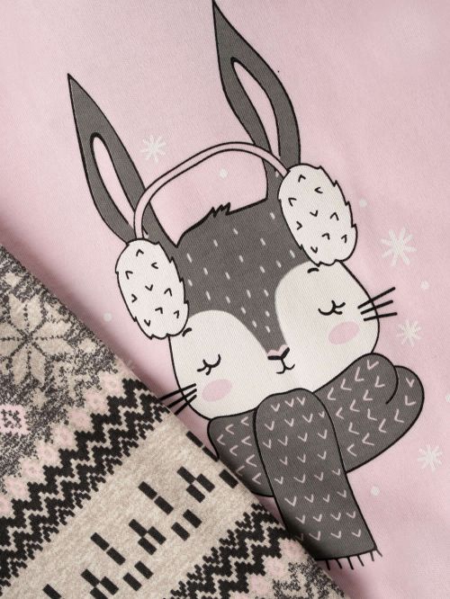 Βρεφική Πυτζάμα MINERVA για Κορίτσι Nordic - 100% Αγνό Βαμβάκι