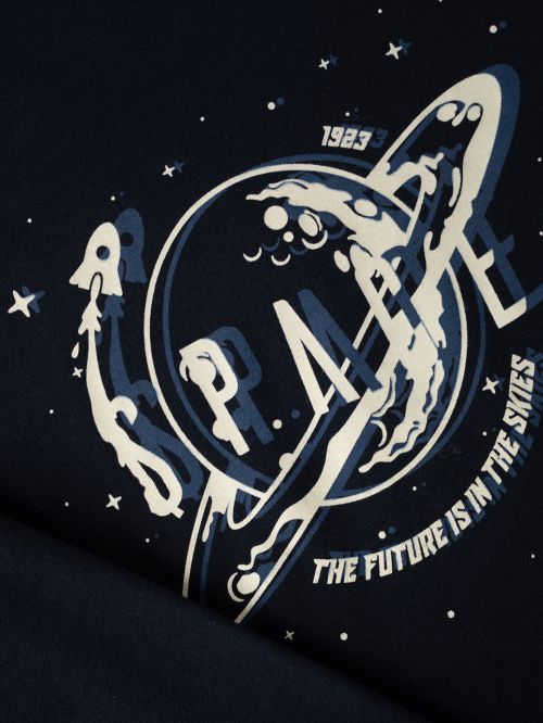 Παιδική Πυτζάμα MINERVA Space Ball για Αγόρι - 100% Αγνό Βαμβάκι 