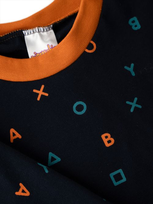 Βρεφική Πυτζάμα MINERVA για Αγόρι Players - 100% Αγνό Βαμβάκι