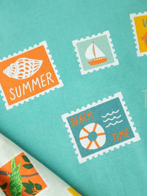 Εφηβική Πυτζάμα MINERVA για Αγόρι Carte Postale - 100% Aγνό Βαμβάκι