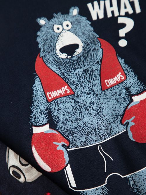 Παιδική Πυτζάμα MINERVA για Αγόρι Boxing  - 100% Aγνό Βαμβάκι