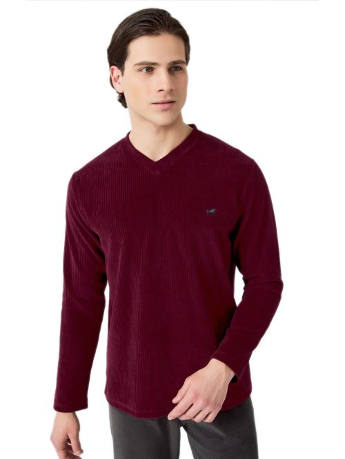 Ανδρική Πυτζάμα Πολυτελείας MINERVA - Απαλό Βελούδο