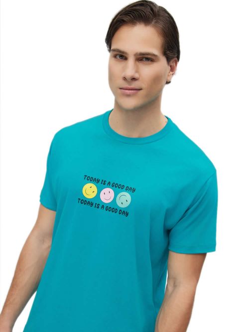 Ανδρική Πυτζάμα MINERVA Smiles - 100% Βαμβακερή