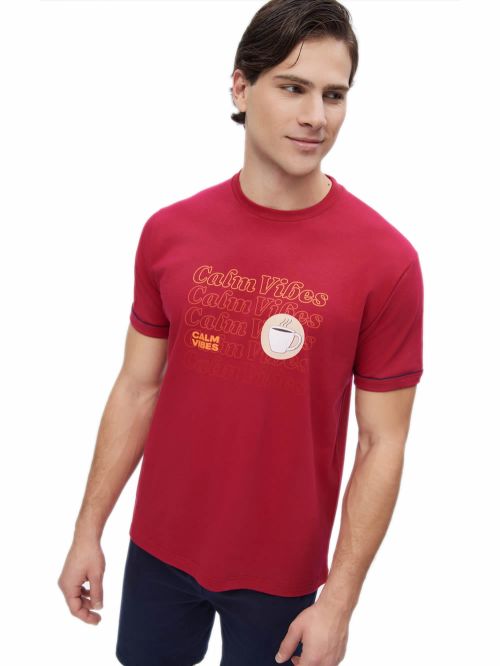 Ανδρική Πυτζάμα MINERVA Calm Vibes - 100% Βαμβακερή