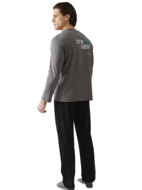 Ανδρική Πυτζάμα MINERVA Stronger - 100% Βαμβάκι Interlock 