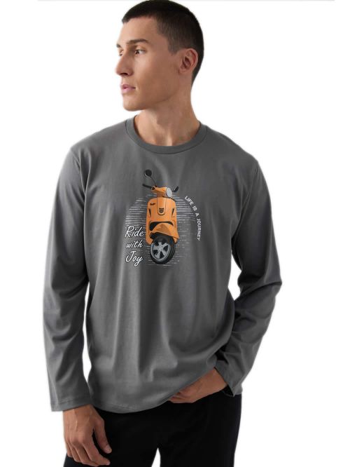 Ανδρική Πυτζάμα MINERVA Vespa - 100% Βαμβάκι Interlock 