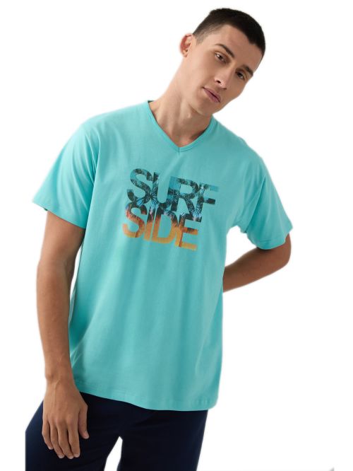 Ανδρική Πυτζάμα MINERVA Surf Side - 100% Βαμβακερή