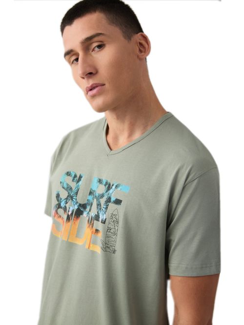 Ανδρική Πυτζάμα MINERVA Surf Side - 100% Βαμβακερή