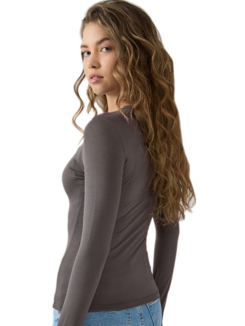 MINERVA Γυναικείο Top - Μακρύ Μανίκι - Απαλό Modal