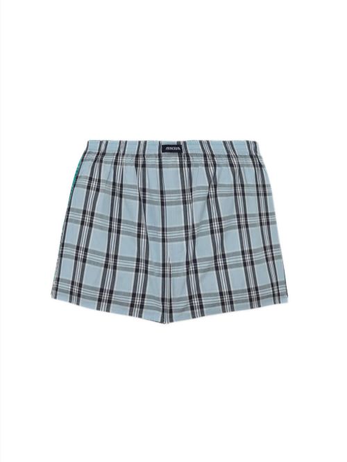 Ανδρικό Μπόξερ MINERVA Ποπλίνα Καρό 063 - 100% Αγνό Βαμβάκι - Πακέτο με 2