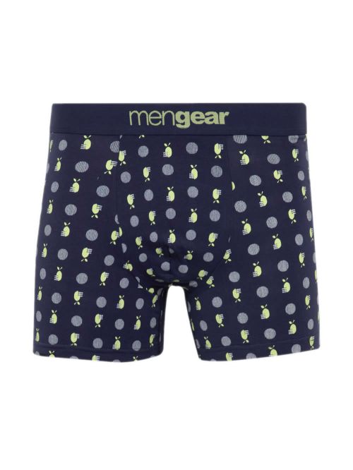 Ανδρικό Μπόξερ MINERVA Mengear Lemon Dots - Ελαστικό Βαμβάκι - Πακέτο με 2 