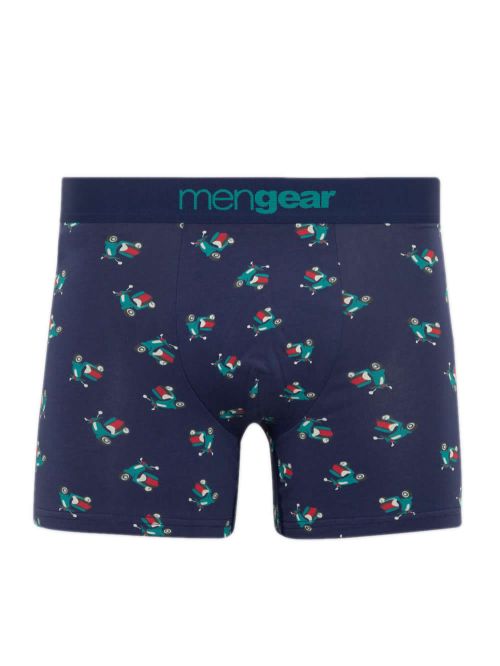 Ανδρικό Μπόξερ MINERVA Vespa Mengear - Ελαστικό Βαμβάκι - Πακέτο με 2 