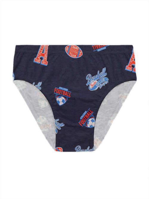 Εφηβικό Σλιπ MINERVA για Αγόρι Champ Team - 100% Αγνό Βαμβάκι - Πακέτο με 3