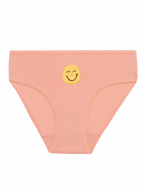 Παιδικό Σλιπ MINERVA για Κορίτσι Smiles - 100% Αγνό Βαμβάκι - Πακέτο με 3