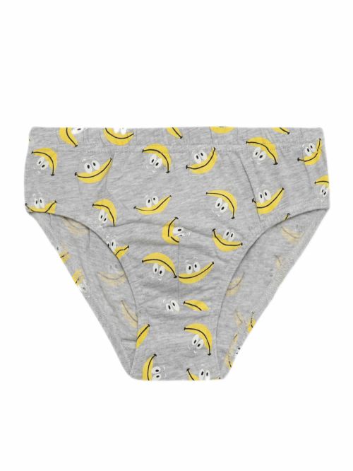 Παιδικό Σλιπ MINERVA για Αγόρι Bananas - 100% Αγνό Βαμβάκι - Πακέτο με 3