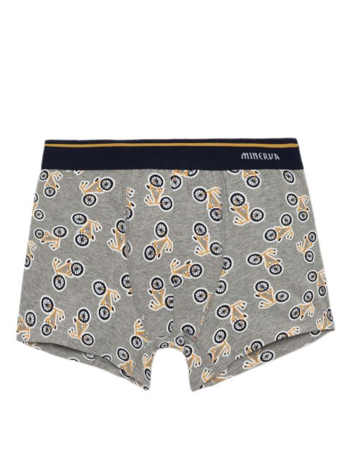 Παιδικό Boxer MINERVA για Αγόρι Bikes - Απαλό Βαμβάκι - Πακέτο με 2