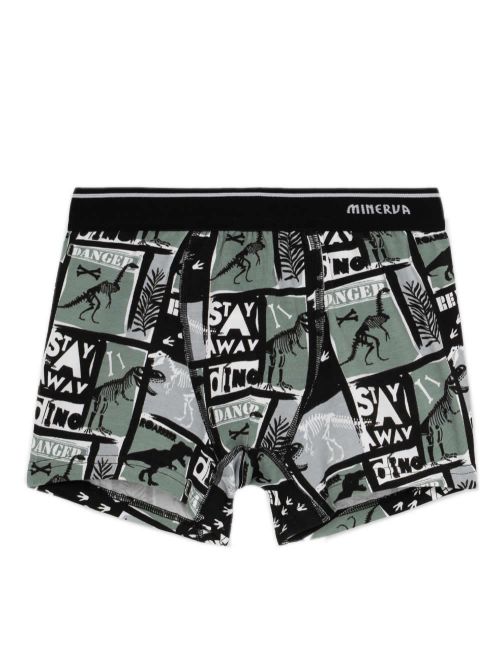 Παιδικό Boxer MINERVA για Αγόρι Danger - Απαλό Βαμβάκι - Πακέτο με 2