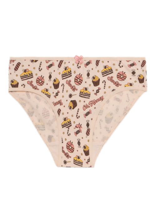 Παιδικό Σλιπ MINERVA για Κορίτσι Cup Cakes - 100% Αγνό Βαμβάκι - Πακέτο με 3