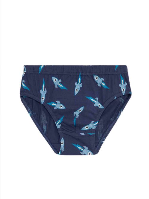 Εφηβικό Σλιπ MINERVA για Αγόρι Rockets - 100% Αγνό Βαμβάκι - Πακέτο με 3