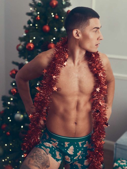 Ανδρικό Μπόξερ MINERVA Xmas Biscuit - Ελαστικό Βαμβάκι - Πακέτο με 2 