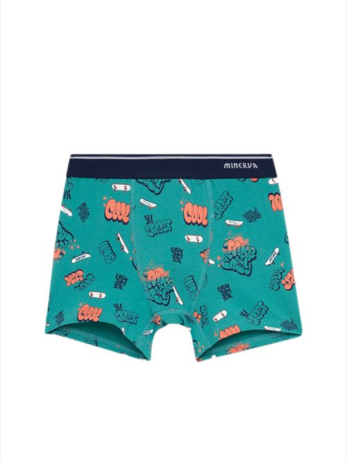 Παιδικό Boxer MINERVA για Αγόρι Take Easy - Απαλό Βαμβάκι - Πακέτο με 2