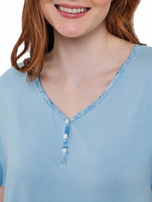 Γυναικεία Πυτζάμα MUYDEMI - Αέρινο Viscose - Νέα Μαμά