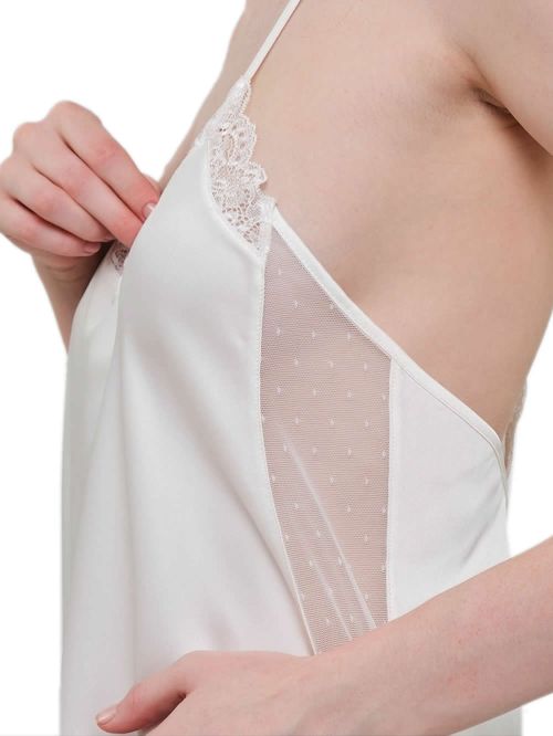 Γυναικείο Νυχτικό MUYDEMI - Απαλό Σατέν & Δαντέλα - Bridal
