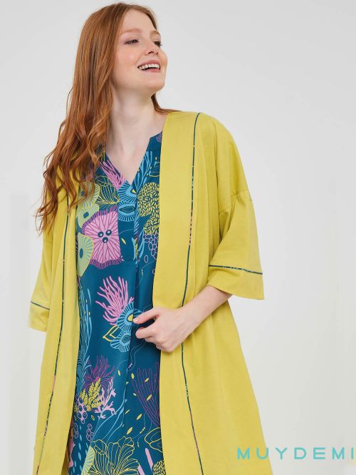 Γυναικεία Ρόμπα MUYDEMI - 100% Βαμβακερή