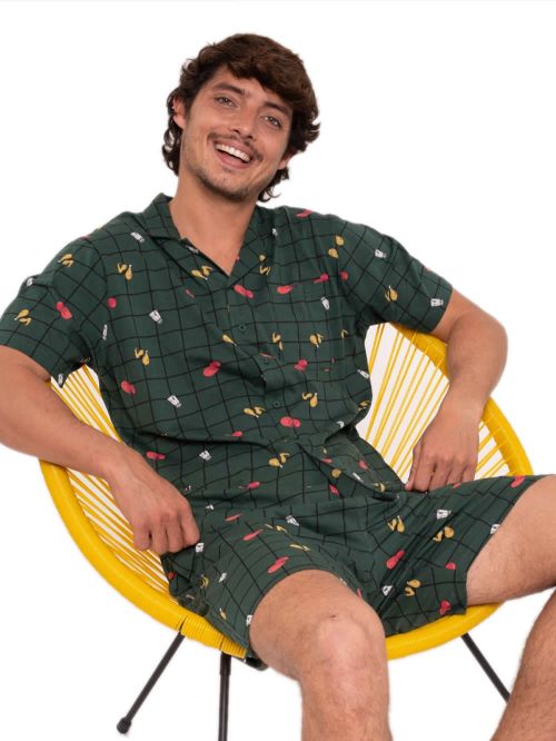 Ανδρική Πυτζάμα MUYDEMI Paella - 100% Βαμβακερή