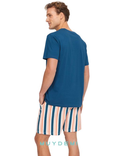 Ανδρική Πυτζάμα MUYDEMI Deluxe - 100% Βαμβακερή 
