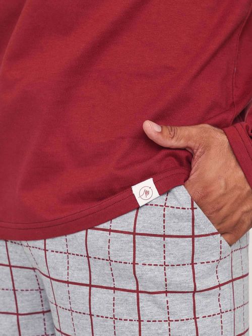 ανδρικές πυτζάμες muydemi 573071 μπροστά