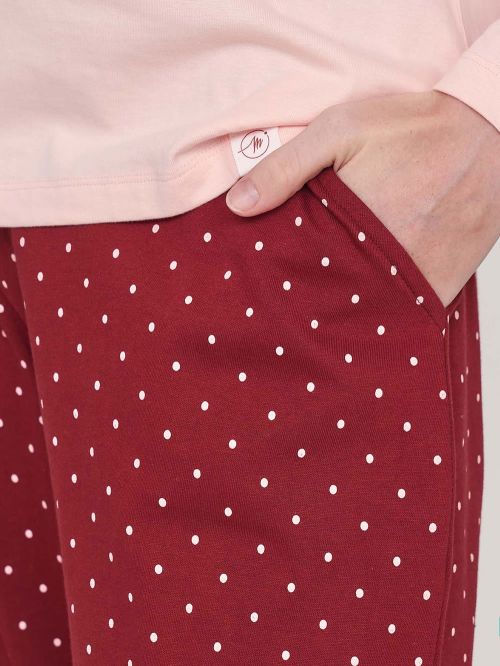 γυναικεία πυτζάμα muydemi 972070 μπροστά