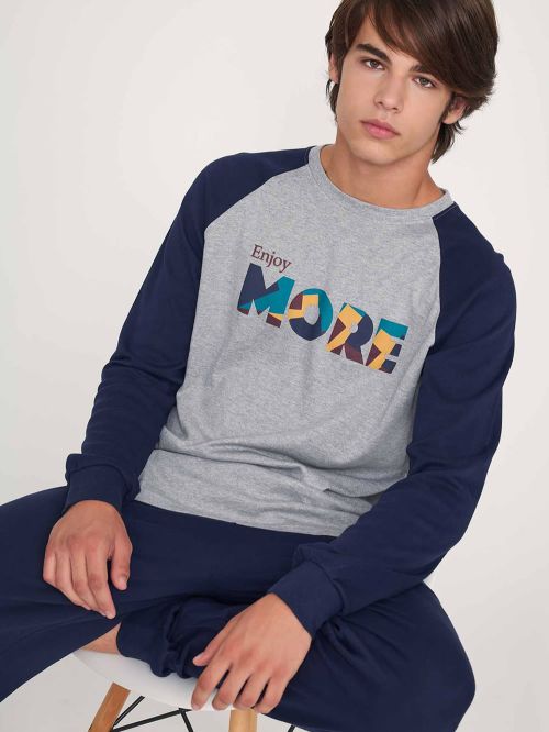 εφηβική πυτζάμα muydemi 977078 μπροστά