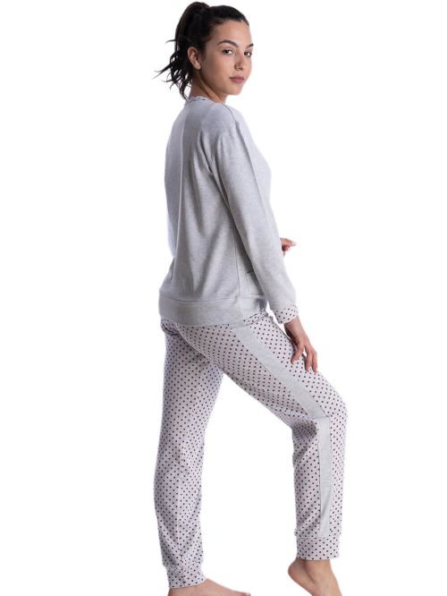 γυναικεία πυτζάμα rachel 12604 μπροστά