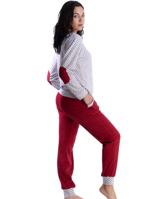 γυναικεία πυτζάμα rachel 12605 μπροστά