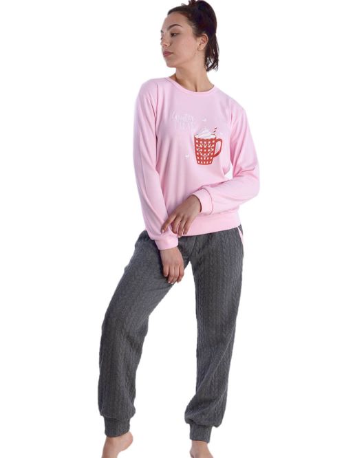 γυναικεία πυτζάμα rachel 12636 μπροστά