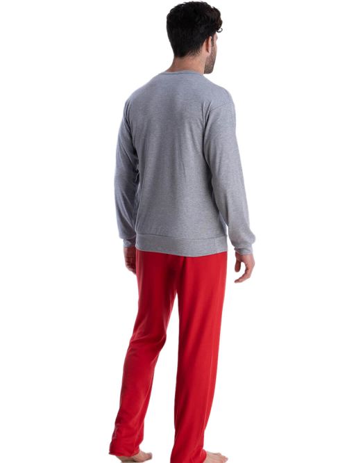 ανδρική πυτζάμα rachel 12723 μπροστά