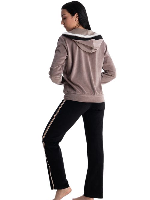 βελούδινη φόρμα rachel 12926 μπροστά