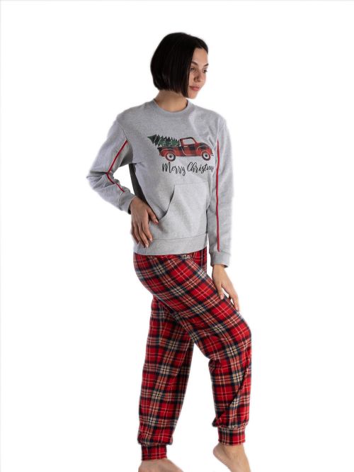 γυναικεία πυτζάμα rachel 13130 μπροστά