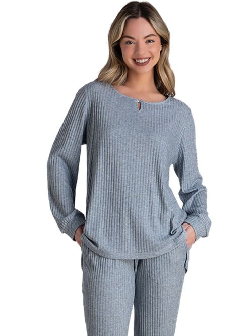 Γυναικεία Πυτζάμα Loungwear RACHEL - Πλεκτό Σχέδιο - Απαλό Viscose