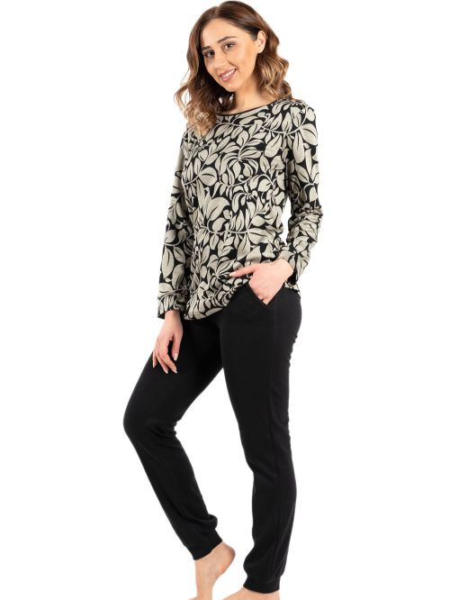 γυναικεία πυτζάμα secret point 220-110 μπροστά