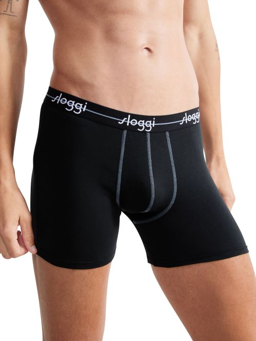 ανδρικά εσώρουχα sloggi start short black