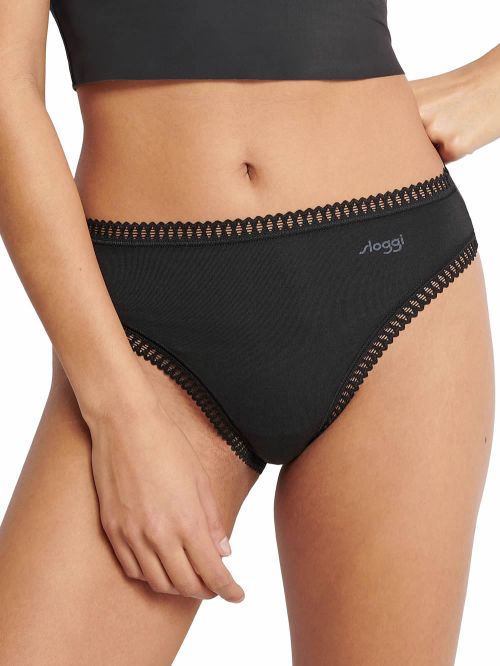 SLOGGI Go Crush H High Leg Tai - Οργανικό Eco Βαμβάκι - Πακέτο με 3