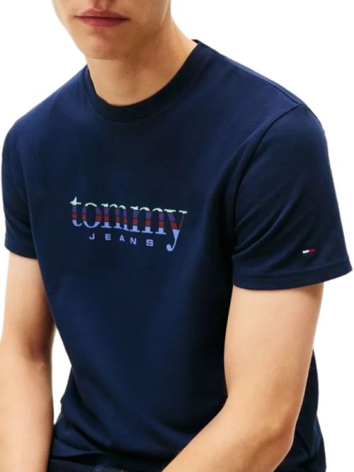 TOMMY HILFIGER Ανδρικό T-Shirt Crew Neck - 100% Βιώσιμο Βαμβάκι