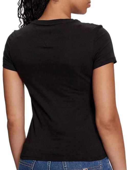 TOMMY HILFIGER Γυναικείο T-Shirt Linear Slim Fit - 100% Βαμβακερό