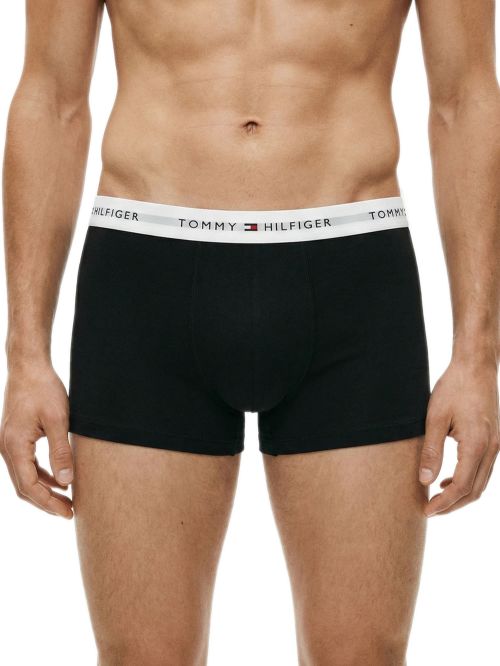 TOMMY HILFIGER Signature Repeat Logo Boxer - Ελαστικό Βαμβάκι - Πακέτο με 3