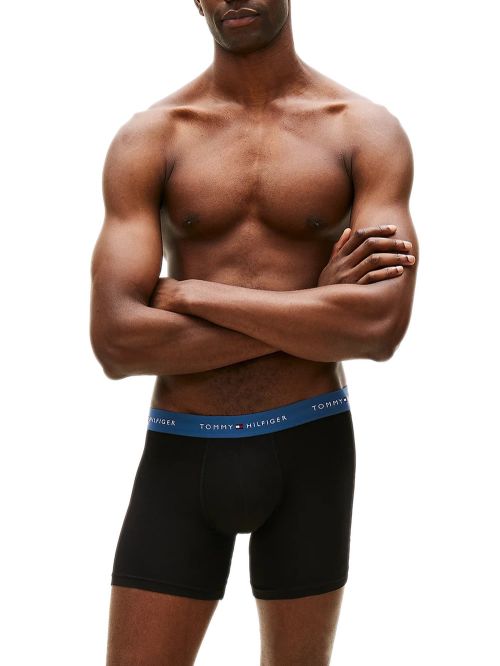 TOMMY HILFIGER Boxer Μακρύ - Ελαστικό Βαμβάκι - Πακέτο με 3